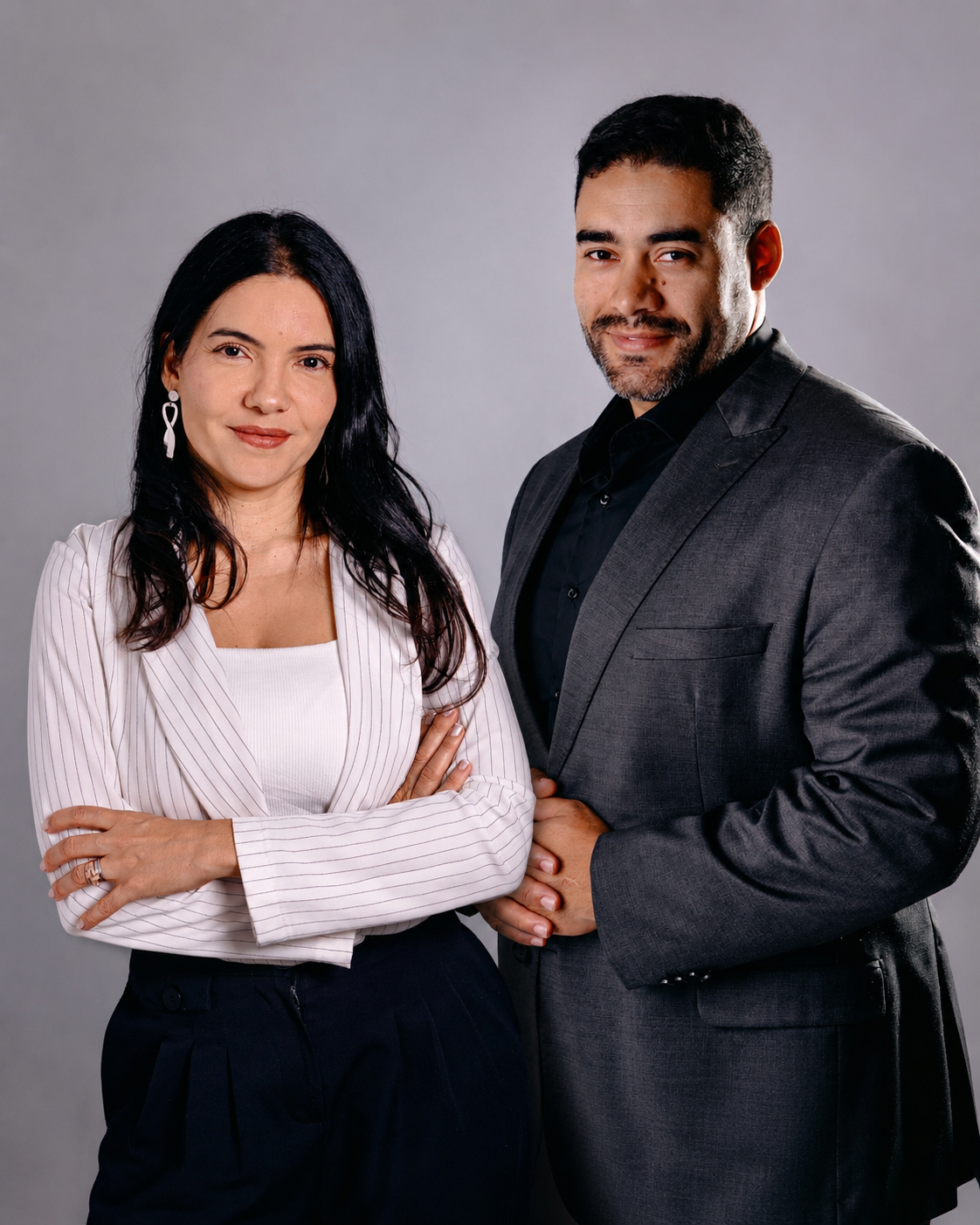 Patrícia Coelho e Claudinei Silva